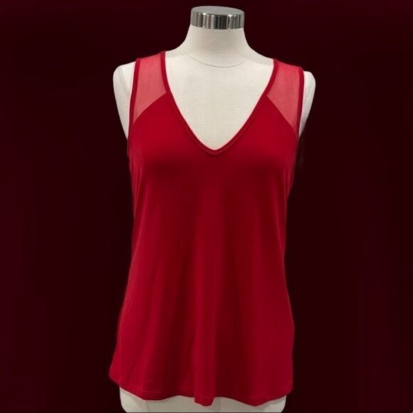 INC International Concepts Illusion-Inset Top - Picture 3 of 14